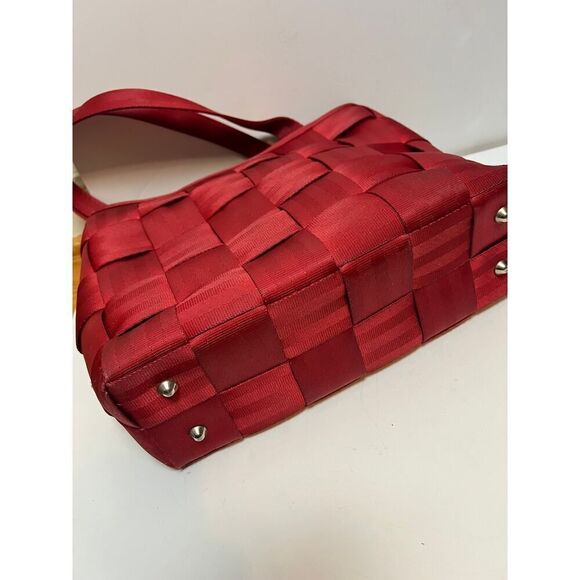 Harvey's Original Red Seatbelt Shoulder Bag 9x12" - Picture 5 of 11